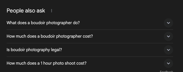 lead generation for photographers seo and organic traffic